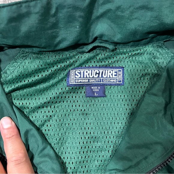 Men’s Structure Windbreaker Full Zip Jacket Size Large - Picture 7 of 13